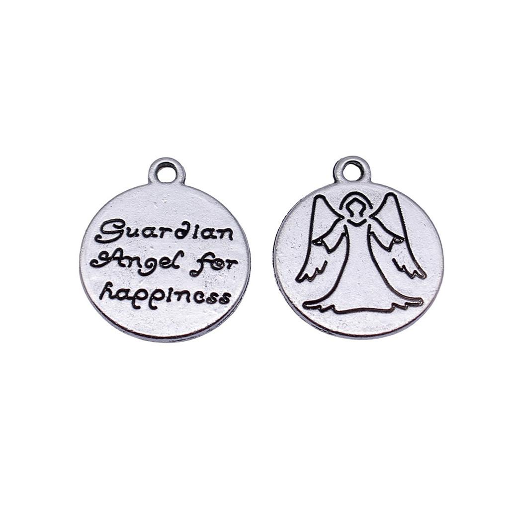Angel Charms Alloy Fairy Pendants For Religious Holiday Jewelry Making