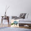 Stylishs Flower Cushions Cover Hydrangea Throw Pillow Cover Linen Material