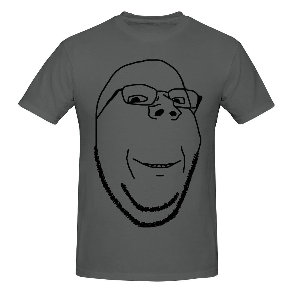 Smiling Wholesome Wojak Soyjak Unisex Tshirt Urban Light Mature Not Easy To Loosen Tees
