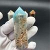 Natural Caribbean Calcite Crystal Points Pillar Polished Healing from Chakra Healing