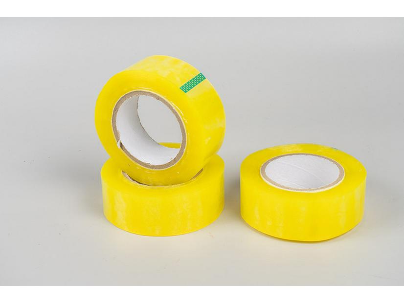 High Viscosity Transparent Packaging Tape for Express Delivery - Yellow, Widened Sealing, 100,000 Rolls Sold Monthly