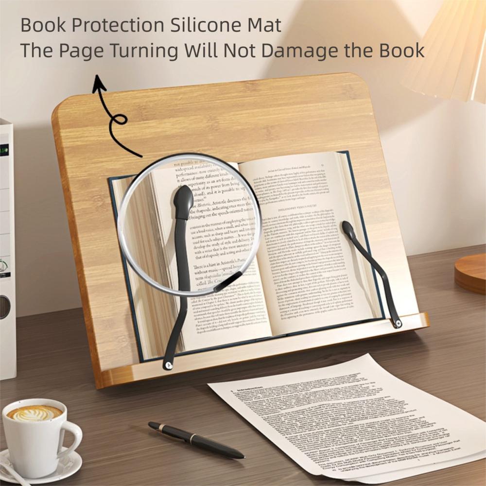 Tilt Angles Book Stand 8 Adjustable Post Stand High Quality Reading Holder