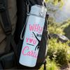 1PC Why Walk Cartwheel Quote 750ml Color Plastic Sports Water Bottle Leakproof Flip Straw Lid Suitable for Sports Office Home Use