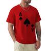 Ace of Spades poker playing card costume T-Shirt heavyweights summer top cute tops plain black t shirts