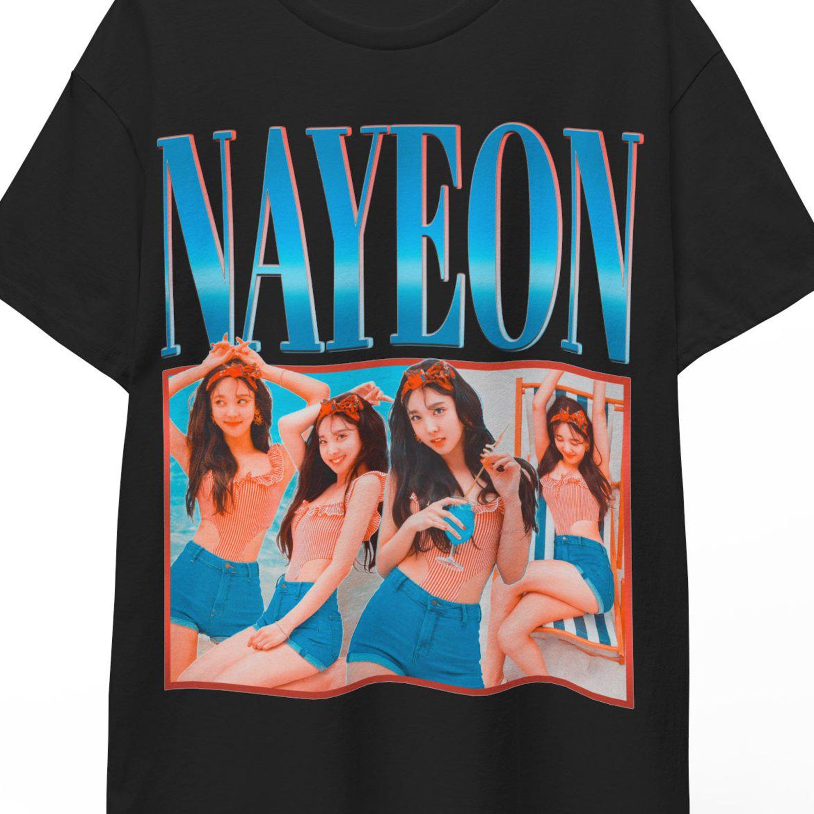 Nayeon Twice Unisex T-Shirt: Kpop Idol Music Merch, Nayeon Kpop Shirt 3XL