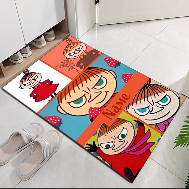 Custom Name Little My Printed Carpet, Rug for Office Chair Living Room Bedroom Kitchen Room Decor Gifts.