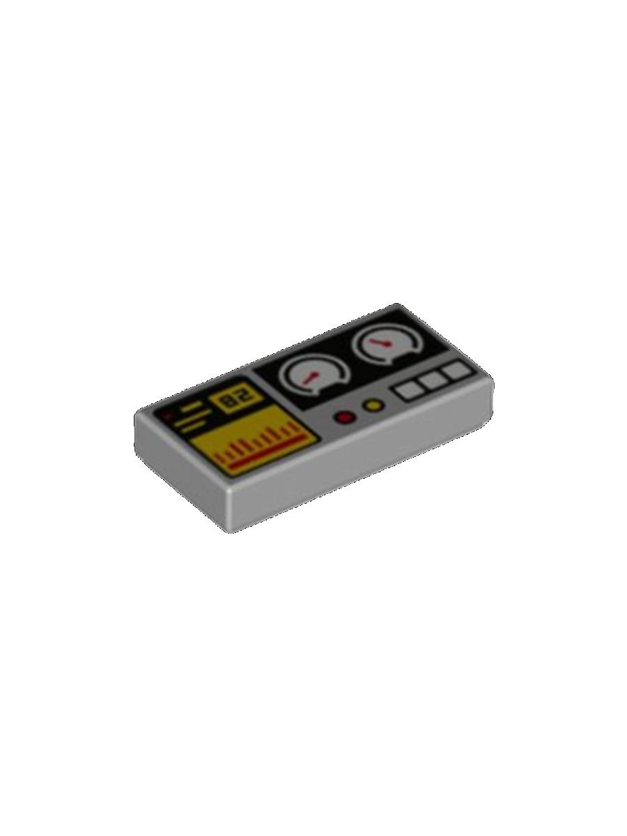 

Small particle building block MOC 3069bpr0301 bpb0855 bpcd printing instrument panel speedometer spare parts білий