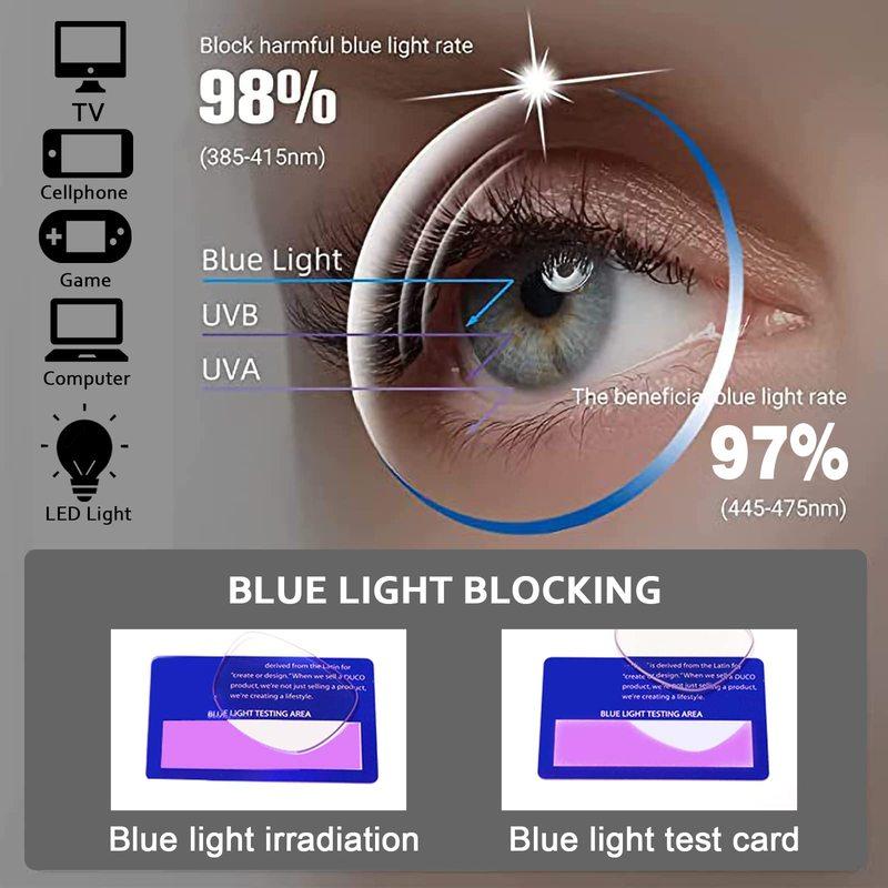 Blue Light Blocking Glasses Women Oversized Cat Eye Glasses Frame for Women with Non-prescription Lens Compuer Eyeglasses Frames
