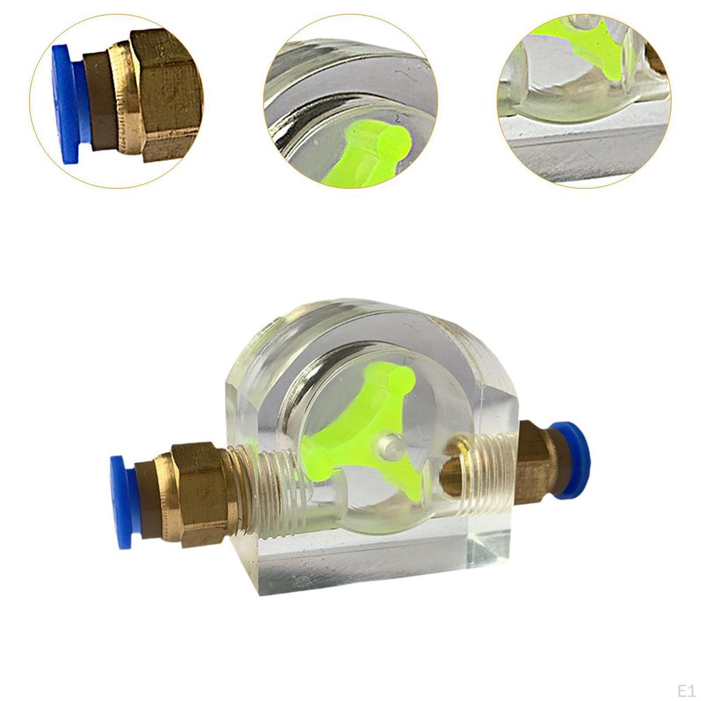 8mm Water Flow Indicator Meter Acrylic Office Measuring Tool Liquid Cool Cooling System