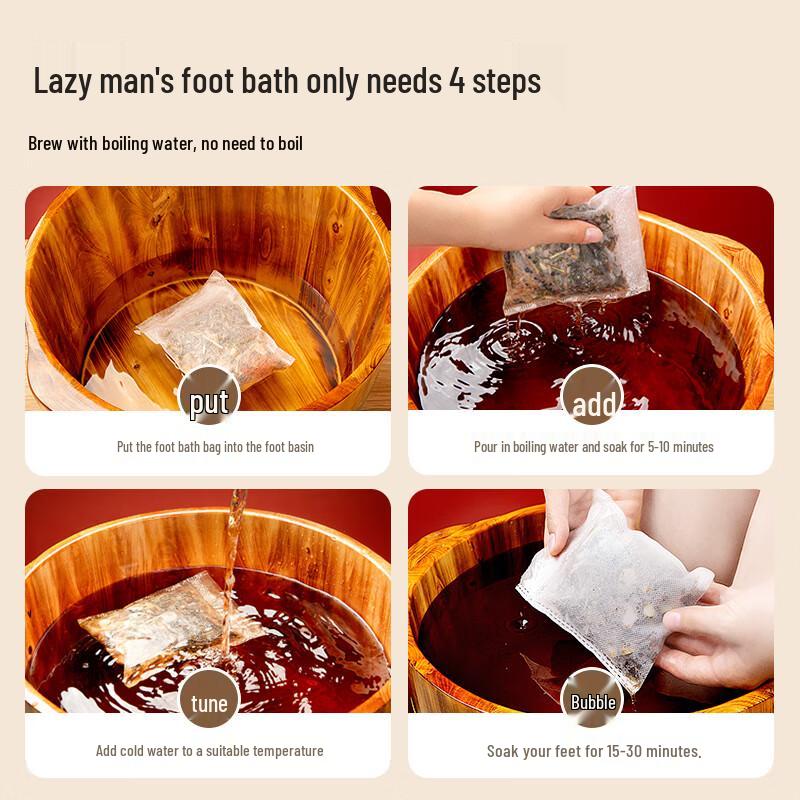 Jingdong Herbal Warming Foot Soak Packs