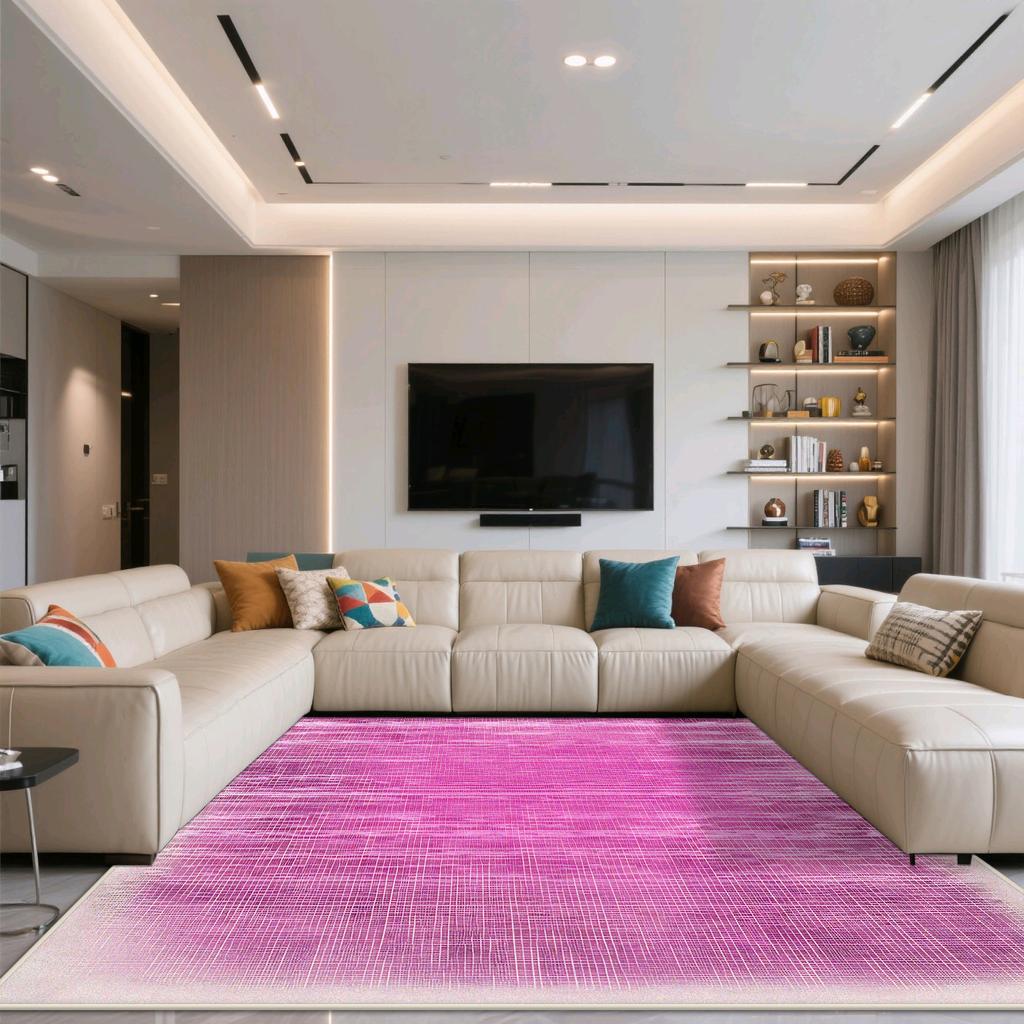 Modern Style Solid Color Living Room Home Rug Gradient Non-slip Cute Girl Room Decor Bedend Carpet Easy Clean Entrance Door Mat
