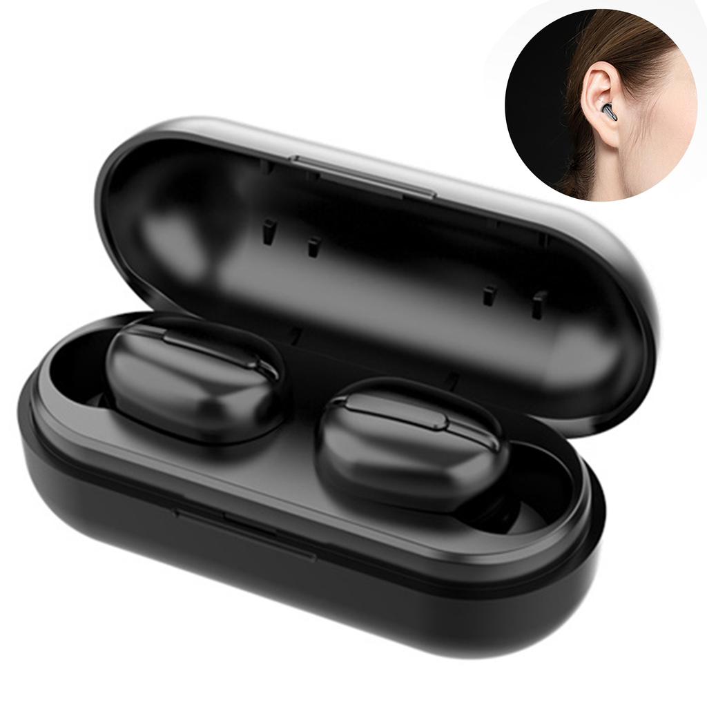 TWSL13   Wireless Earphone Noise Reduction Sports Earbuds with Charging Box(White )