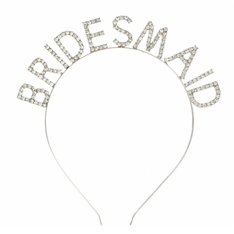Sparkling Crystal Headpiece Bride to Be Crystal Tiaras for Pageant Proms Hair Jewelry with Elegant Rhinestones