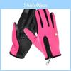 Winter Warmth Cycling Gloves With Extended Zipper And Windproof Fabric For Outdoor Use