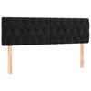 Box Spring Bed with Mattress Black 160 x 200 cm Velvet