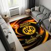 Borussia Dortmund BVB Match Print Area Rug Non Slip Floor Carpet Living Room Game Room Home Decor Football Fan Gift