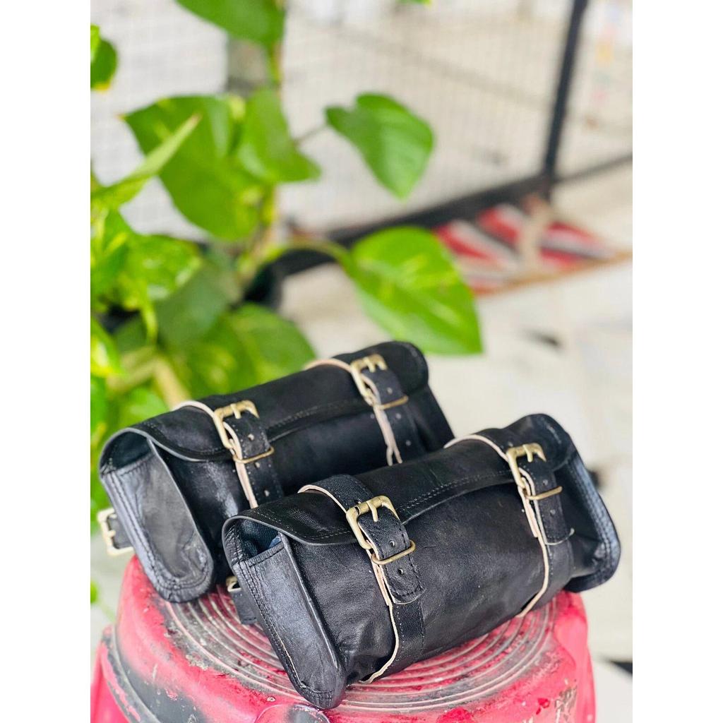 Real Goat Famous Real Proof Leather Tool Bag Motorcycle Genuine