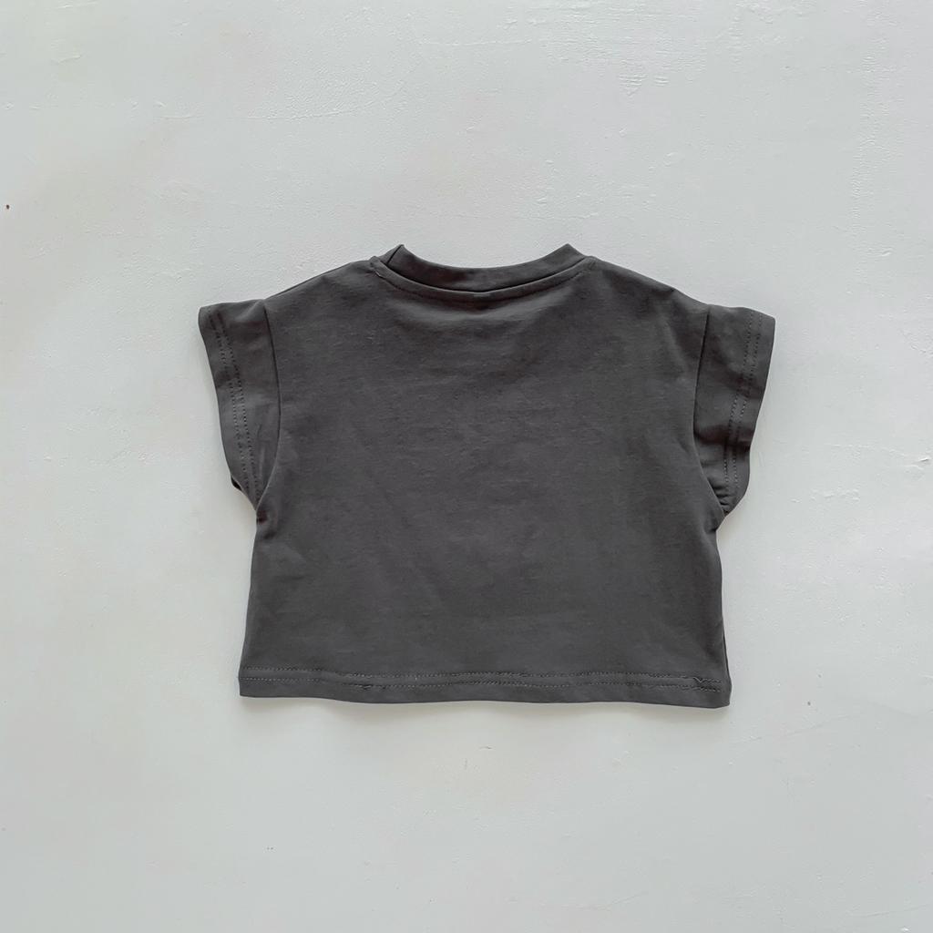 Dzieci Chłopiec Moda Litera T-shirt Wszechstronne T-shirty na przód ramię Dziewczynki Wysokiej jakości bawełna Cienkie Wygodne Wciągane Bluzki