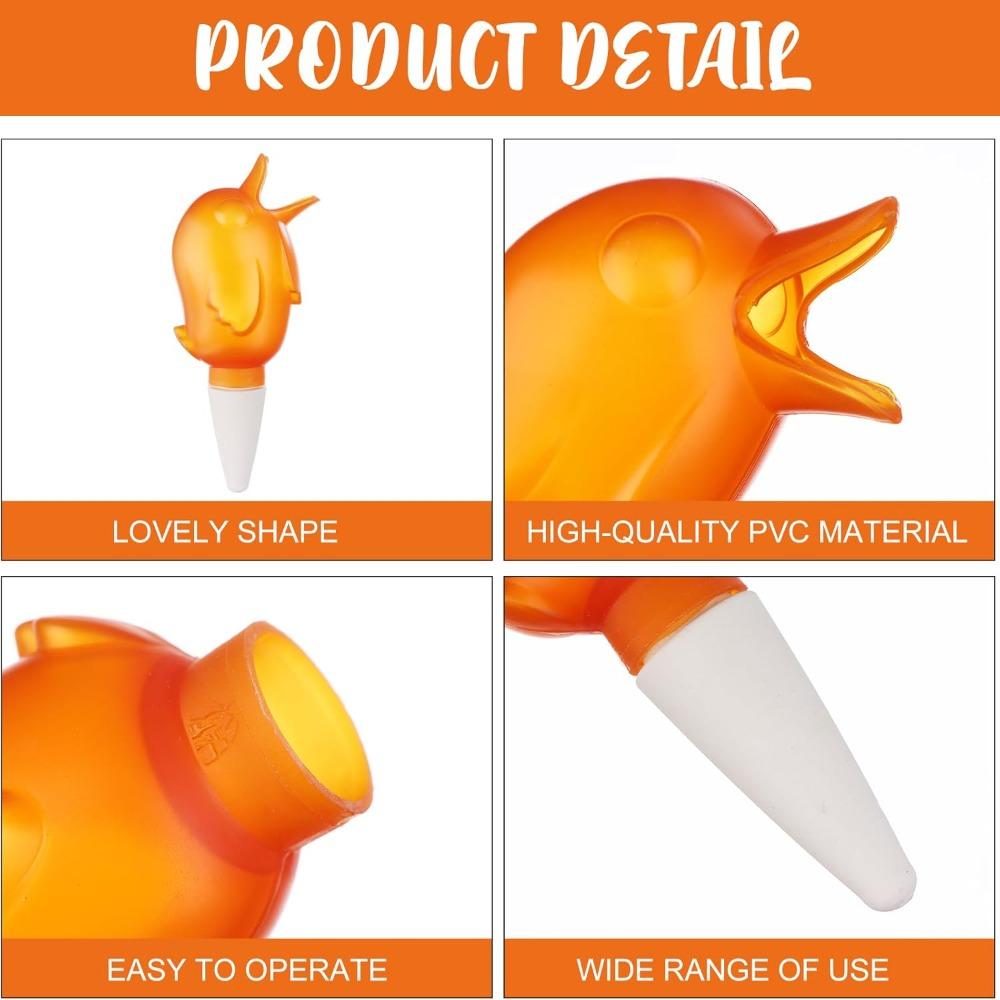 8pcs Bird Shape Self Watering Spike Plant Watering Globes Automatic Drip Irrigation Self-Watering Stakes Moist Roots for Indoor Outdoor Plants