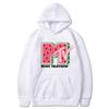MTV Music Television Watermelon Potlač Mikiny s kapucňou Módna mikina Hip Hop Ležérne Unisex Jesenné Zimné Flísové Topy Sudaderas