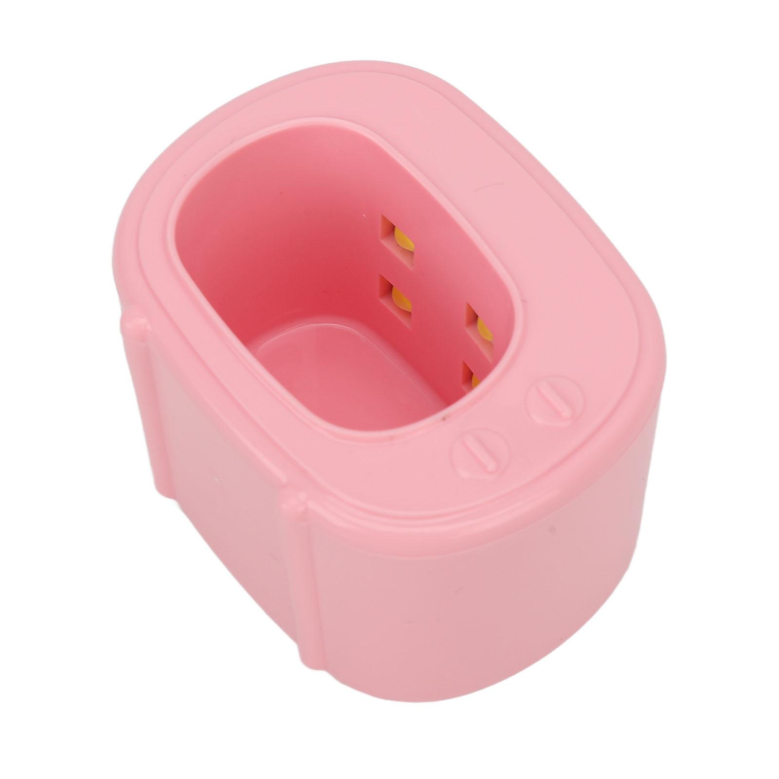 

Мини УФ светодиодные лампы для ногтей Быстрая сушка 4 светодиода Мягкое освещение Портативная лампа для сушки гель-лака розовый