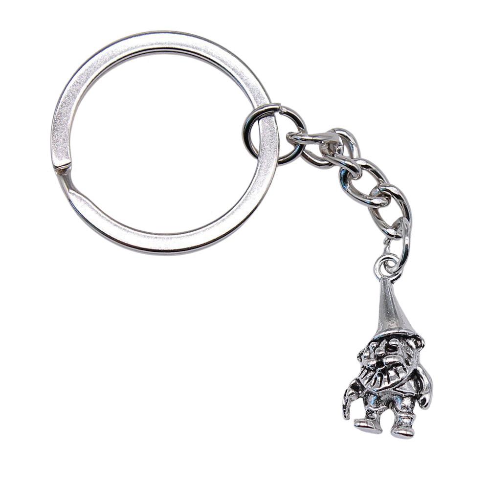 Merry Christmas Keychain Letter Charm Holiday Key Holder 28mm Ring