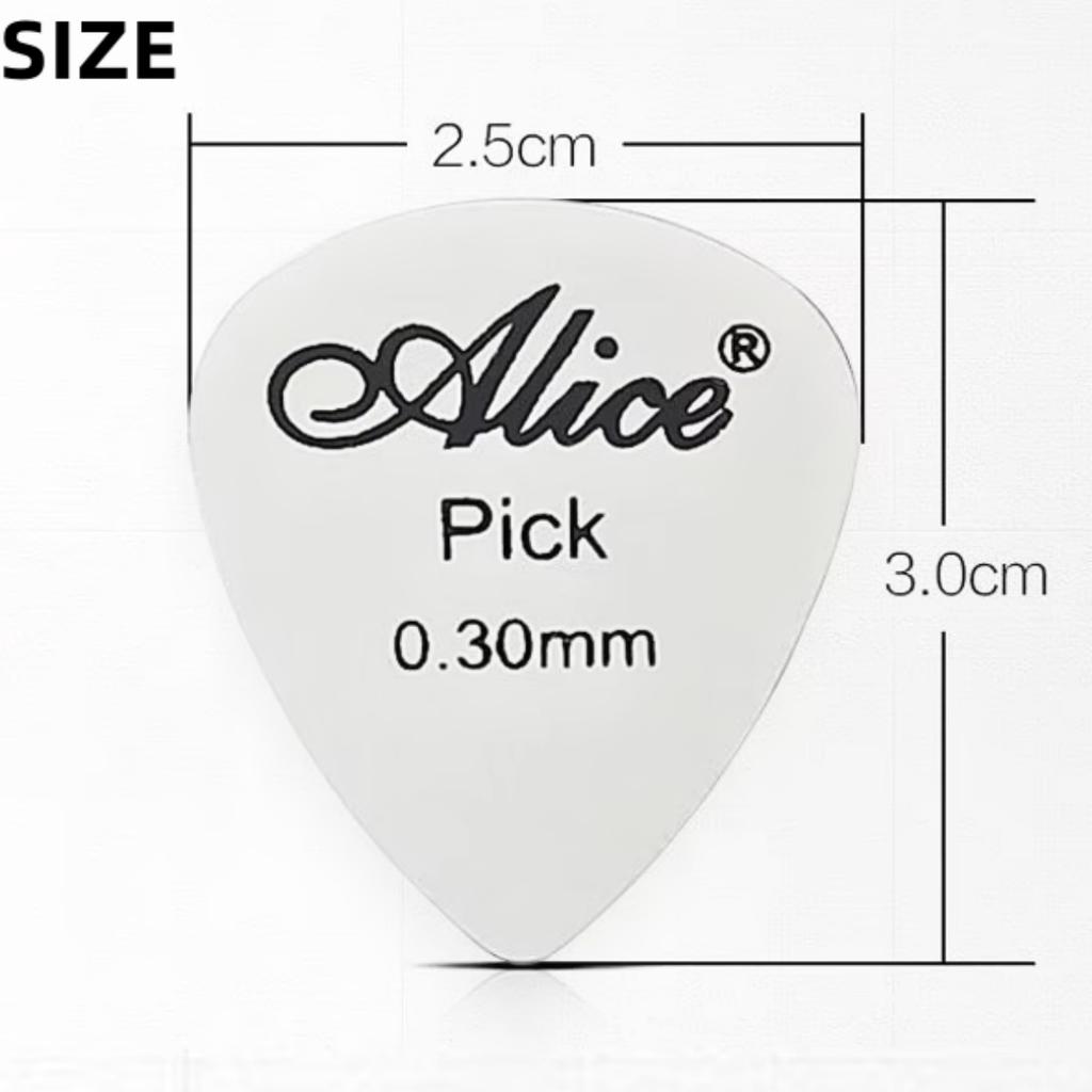 Metal Guitar Picks 5Pcs/10Pcs Durable Professional Bass Ukelele Guitar Picks Electric Guitarra Accesorios