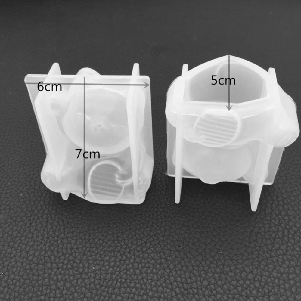 Cat Plaster Mould Silicone Resin Casting Mold Resin Jewelry DIY 3D Silicone Mold Home Decor