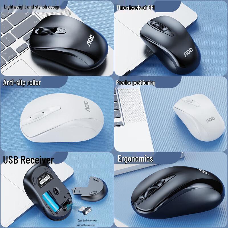 AOC MS320 Wireless Ergonomic Mouse