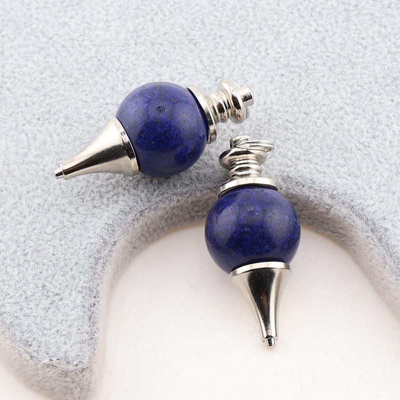 Handmade Crystal Stone Pendulum Necklace & Keychain Ornament