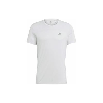 Einfarbige Logo Crew Neck Sport T-Shirt Herren Oberteile Weiß GK4302