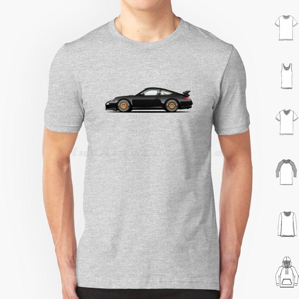 Gthree T Shirt Cotton Men Women DIY Print 997 V8 V10 V12 English Germany Japan Motor Automotive Vector Car Cars Car Art Yellow