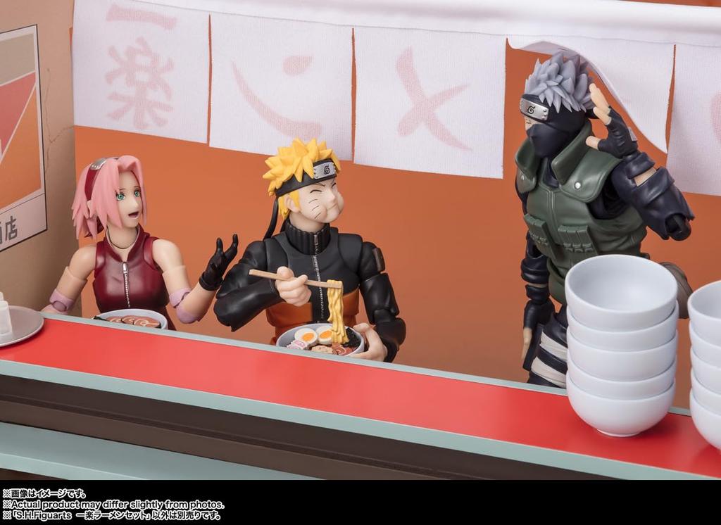 TAMASHII NATIONS נארוטו שיפודן סט ראמן איצ'יראקו 220 מ"מ ובד דמות מלאה S.H.Figuarts - - בערך. - ABS, PS, PVC, - צבוע מראש