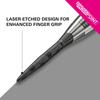 Target Darts Swiss Storm ONYX dart points (set of 3) 26mm/30mm/35mm silver/gold/black replacement steel dart points (35mm, black)