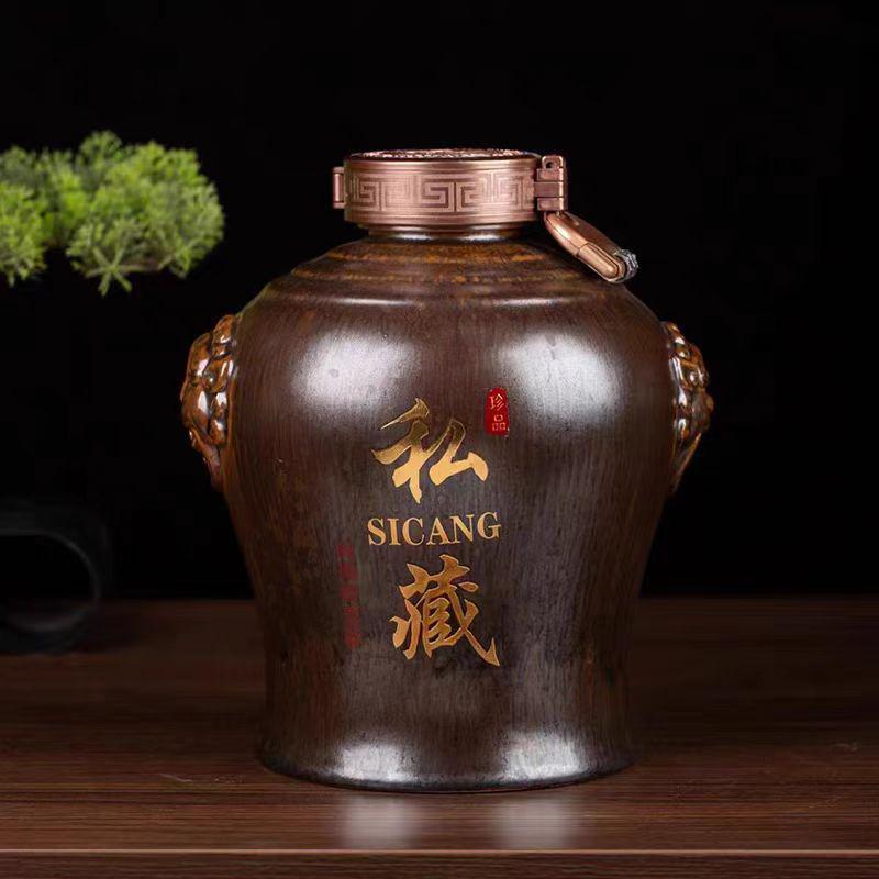 Керамический винный кувшин Jingdezhen 2,5 л - Высококачественная цветная глазурь для частной коллекции