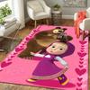 1Pc Masha Bear Adventure Rug, Office Carpet Indoor Outdoor Doormat, Non-Slip Soft, Living Room, Christmas Halloween Gift M929167