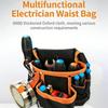 Electrician Tools Bag Waist Pouch Belt Storage Holder Oxford Cloth Tool Belt for Holding Screwdrivers Pencil Hand Tool