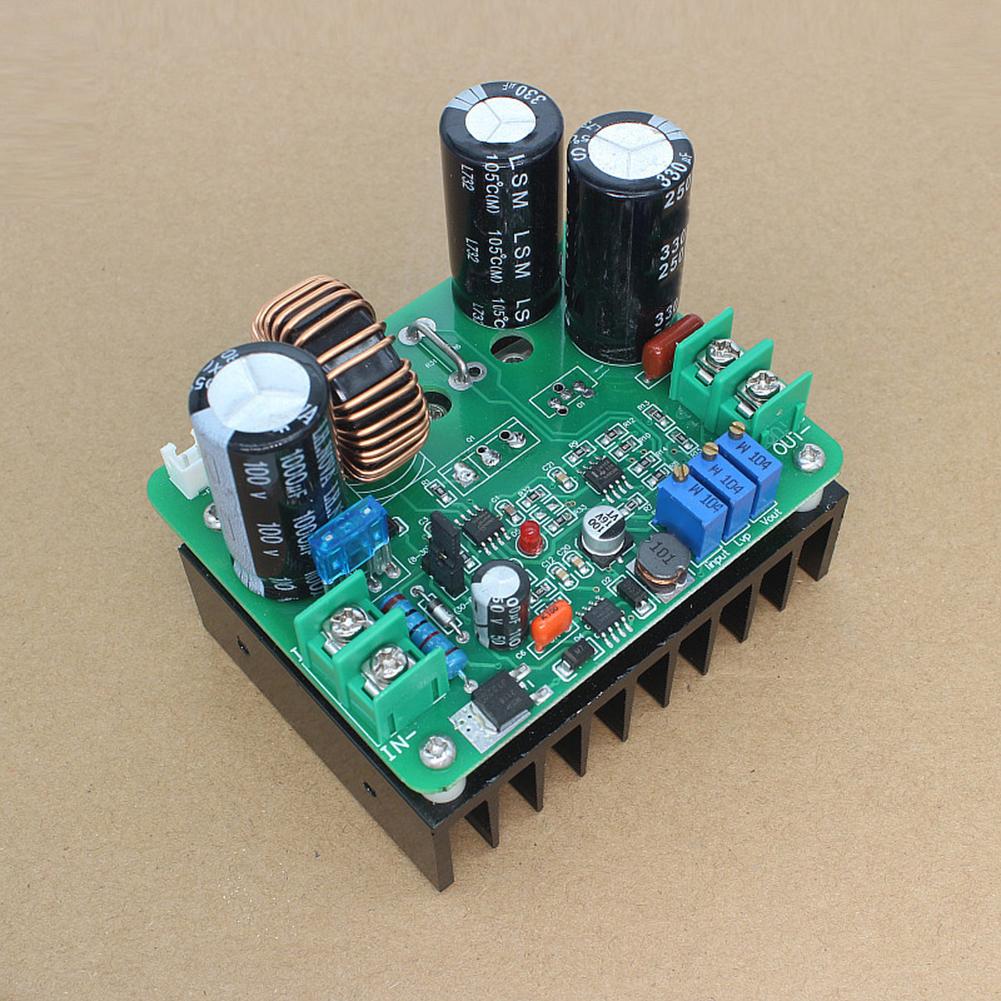 Adjustable 900W DC DC Boost Converter Step Up Voltage from 8V to 12V130V with Cooling Features for Optimal Performance