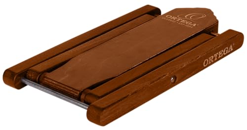 ORTEGA OWFS-1DB Repose-pieds de guitare marron foncé, Bois de bouleau, Réglage à 5 niveaux, avec motif tête de guitare [Produit officiel japonais]