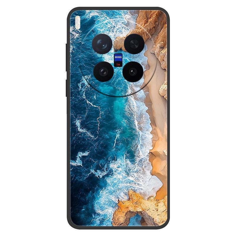 For VIVO X300 Pro Case Marble Painted Soft Matte Silicone Back Cover For Vivo X300 Full Protective Phone Shell X 300 X300 PRO