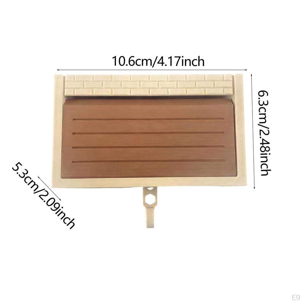 Car Garage Key Holder with Opening Door Keychain 3D Printed Opener Keys Rack for Entryway