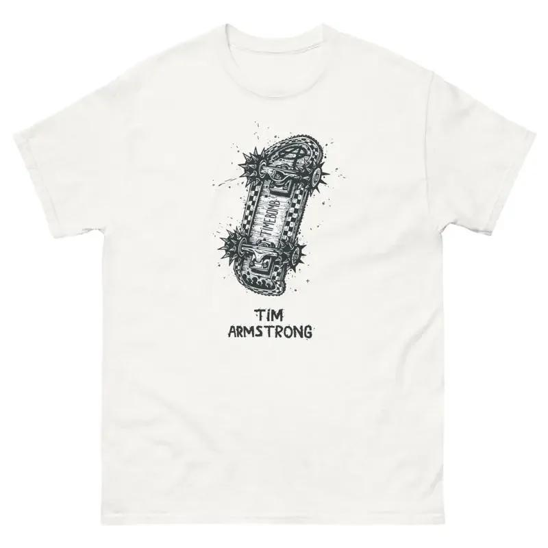 Tim Armstrong Time Skateboard Retro 90s Skateboarding T Shirt Design