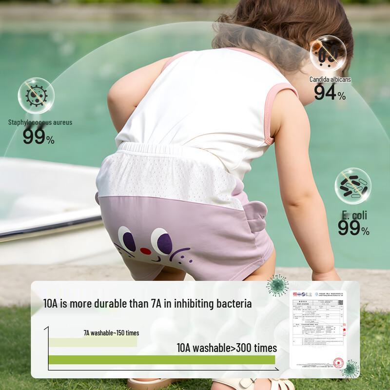 Unisex Baby Cotton Mesh Summer PP Shorts