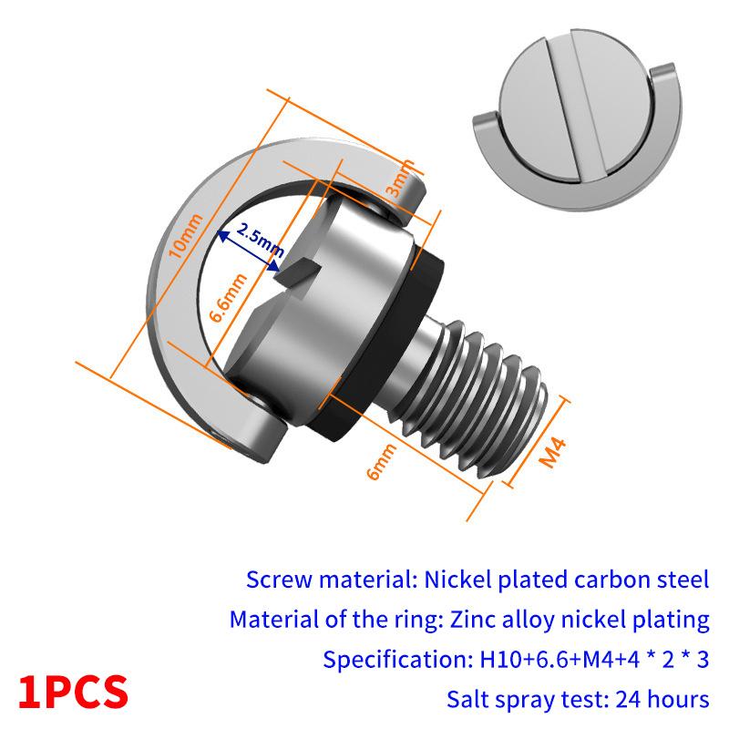 M4 Hand-Tightened Drone Quick Release Remote Control Screw Shoulder Strap Lanyard Screw Drone Accessories Suitable For Dji