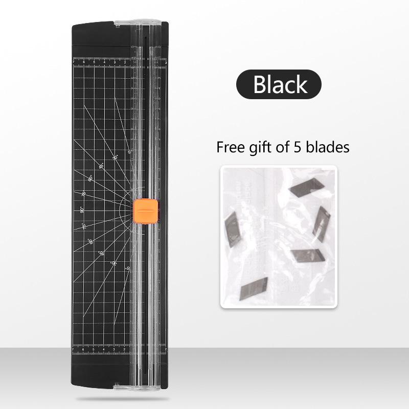 A4 Unidirectional Paper Cutter Accurate Safe Cutting With 5 Extra Blades Cuts 10 Sheet At Once For Craft Scrapbooking Office Use