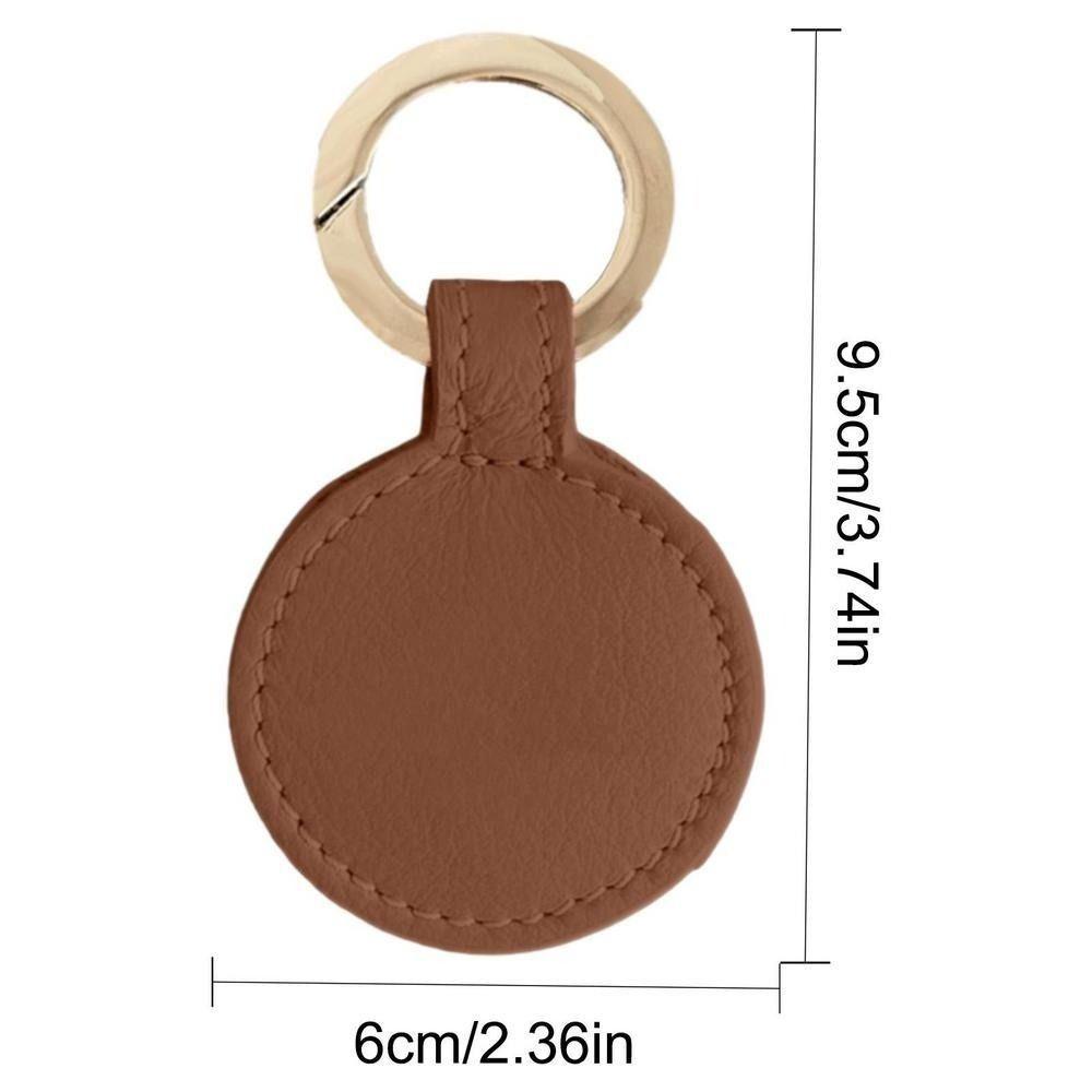 Round Magnetic Hat Clip New Hands-Free PU Leather Hat Holder Metal Buckle Ring Hat Bag Clips Outdoor