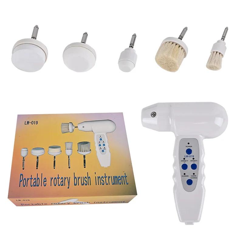 

5 in1 Electric Face Brush Rotating Face Brush Facial Cleansing Massager Exfoliating Pore and Blackhead Cleansing Brush Veya