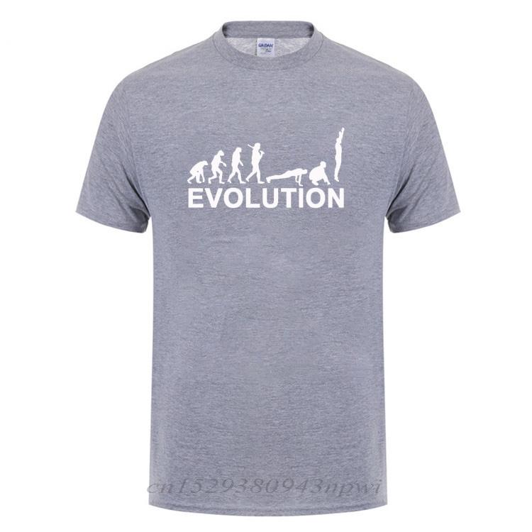 Evolution Burpees Instructor Crossfit TShirt Funny Birthday Gift For Men Dad Father Husband Short Sleeve O Neck Cotton T Shirt