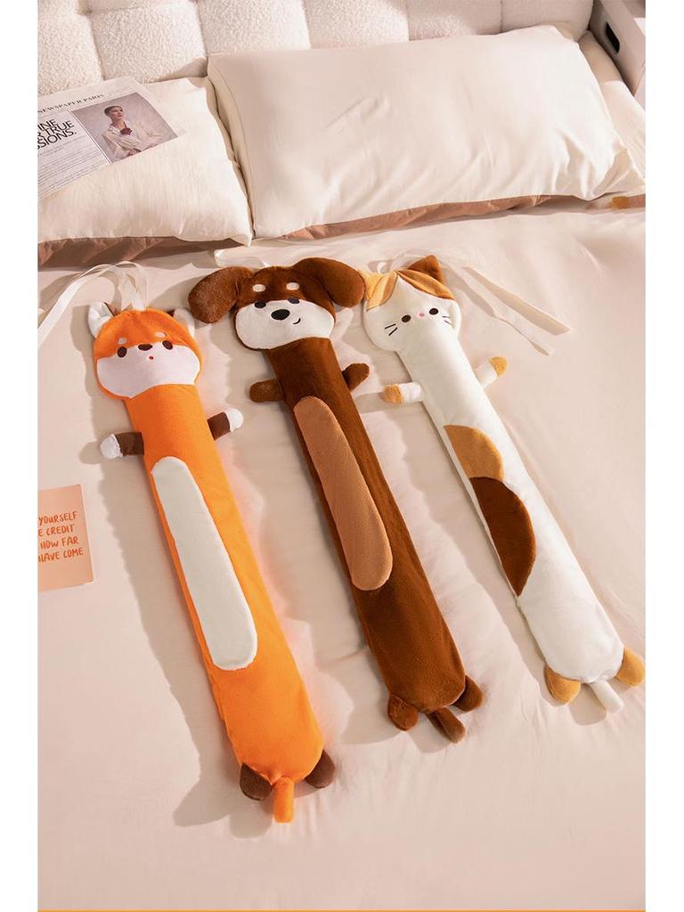 Adorable Animal Long Hot Water Bottle - Extra Large Winter Bed and Belly Warmer