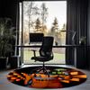 Lando Norris Printed Round Rug Carpet Chair Rug Area Rug Entryway Doormats,for Office Chair Living Room Bedroom Kitchen Room.